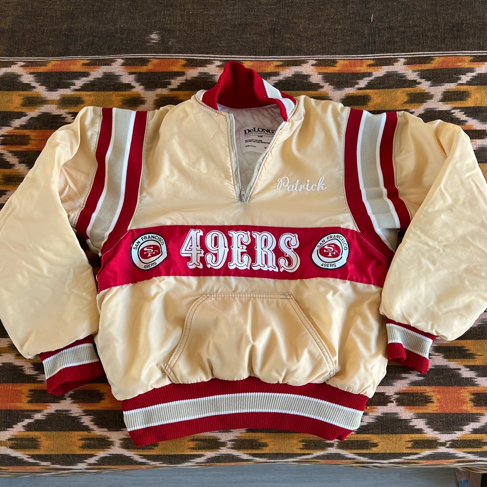 Vintage DeLong San Francisco 49ers Youth Nylon Jacket